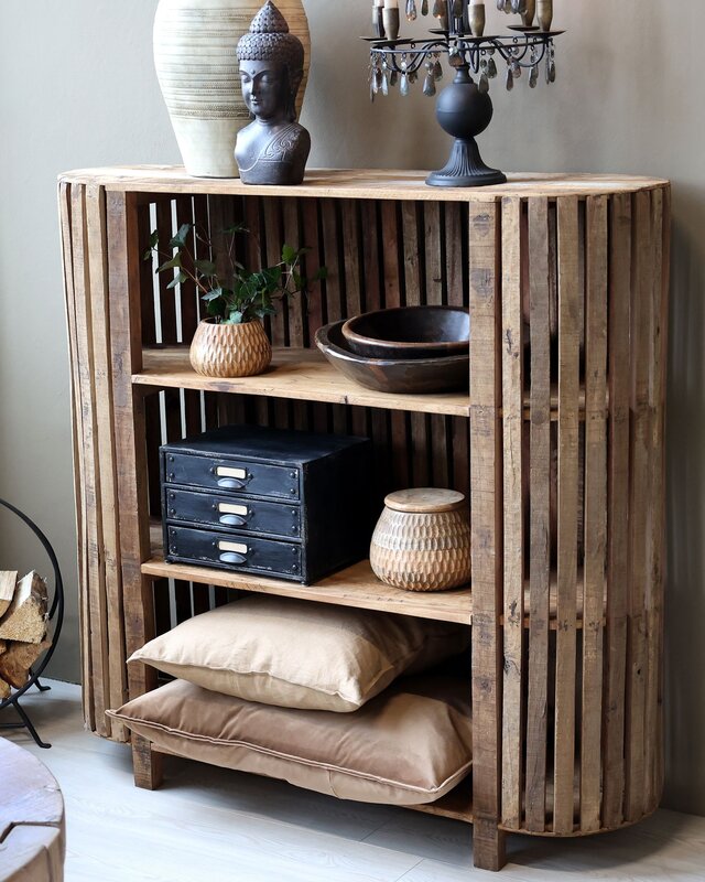 Rene Houtman Houten Ladekast Grimaud | H115 x L116 x D37 cm