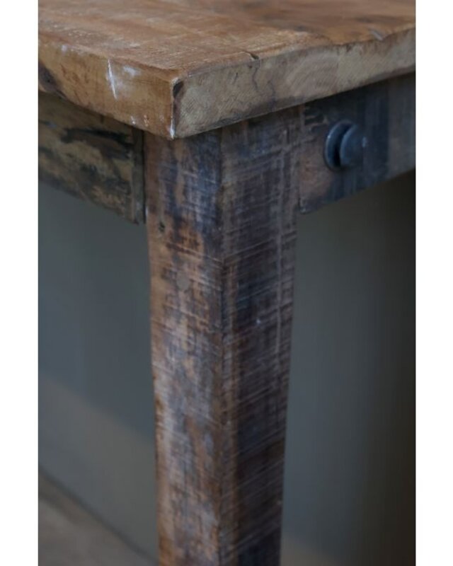 Rene Houtman Houten Haltafel Grimaud | H75 x L91 x D36 cm