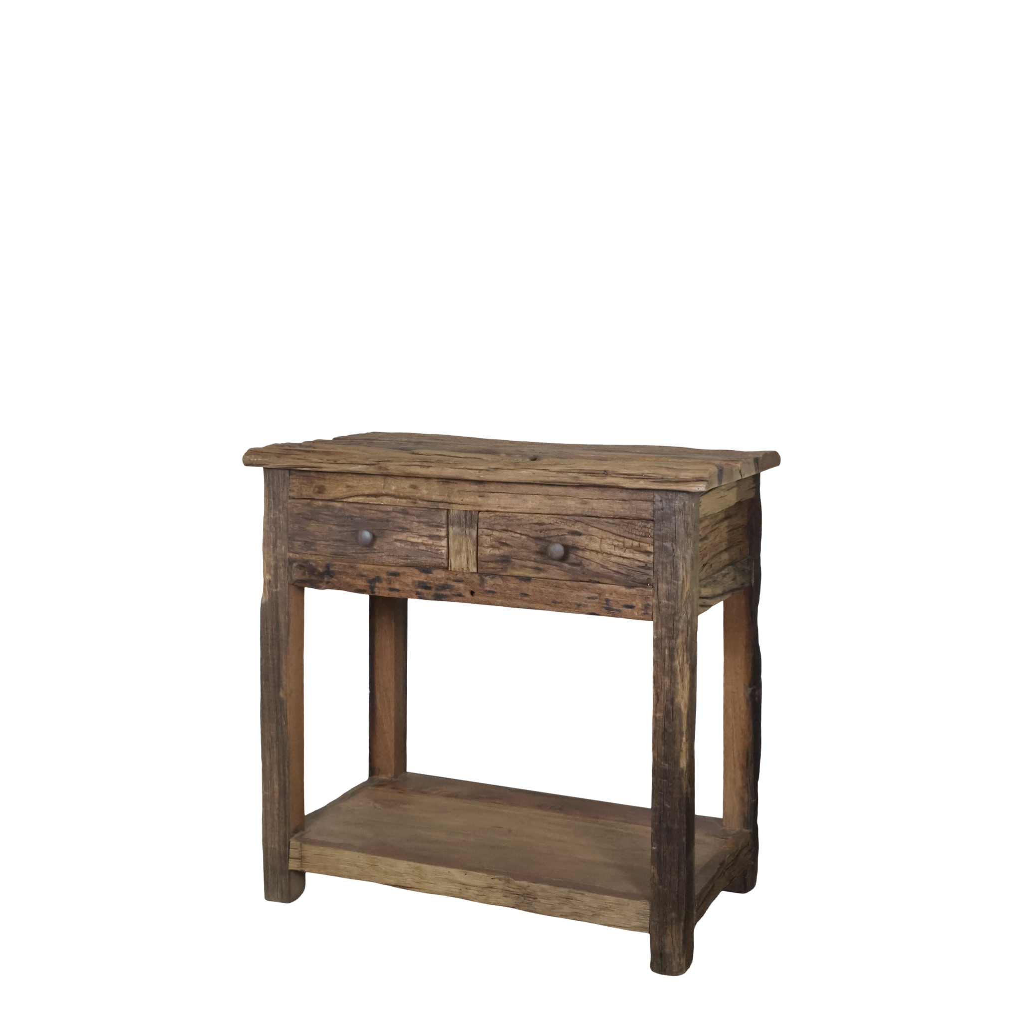 Rene Houtman Houten Kastje Grimaud | 2 Lades | H80 x L80 x D44 cm
