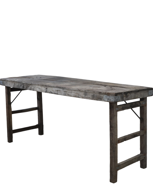 Rene Houtman Oud Houten Tafel Grimaud | H67 x L150 x D75 cm