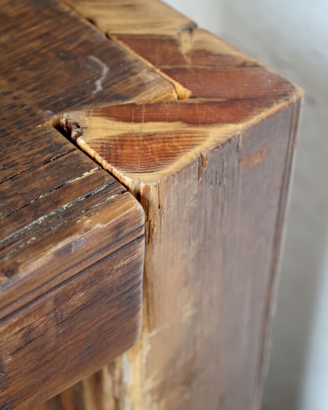 Rene Houtman Houten Haltafel Grimaud | H76 x L122 x D26 cm
