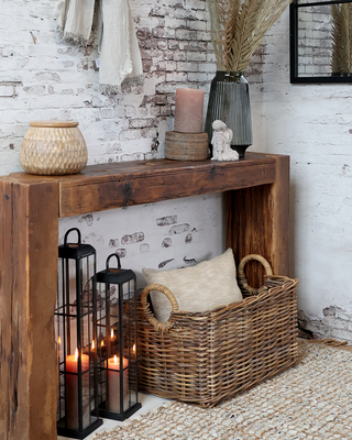 Rene Houtman Houten Haltafel Grimaud | H76 x L122 x D26 cm