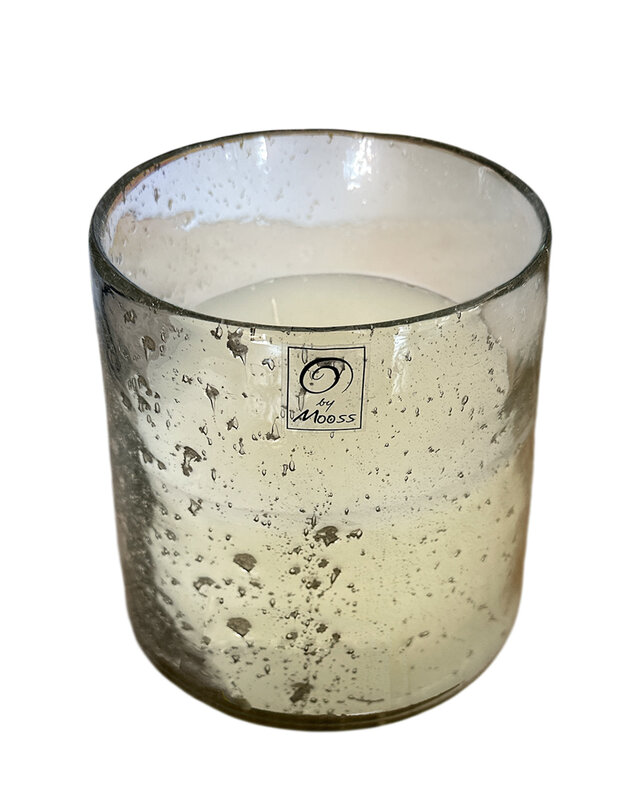 Rene Houtman Windlicht Stone met Kaars – Ø15 x H19 cm