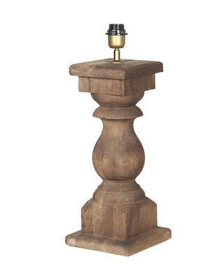 Rene Houtman Tafellamp Hout L – Naturel – L19 x B19 x H45 cm