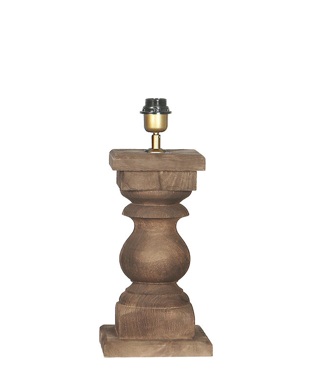 Rene Houtman Tafellamp Hout S – Naturel – L16 x B16 x H35 cm