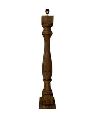 Rene Houtman Vloerlamp Hout – Naturel – L23 x B23 x H125 cm