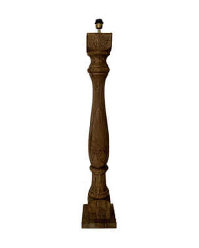 Rene Houtman Vloerlamp Hout – Naturel – L23 x B23 x H125 cm