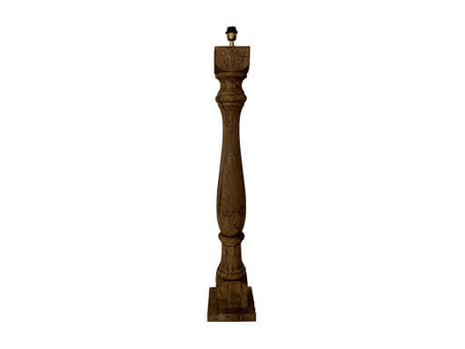 Rene Houtman Vloerlamp Hout – Naturel – L23 x B23 x H125 cm