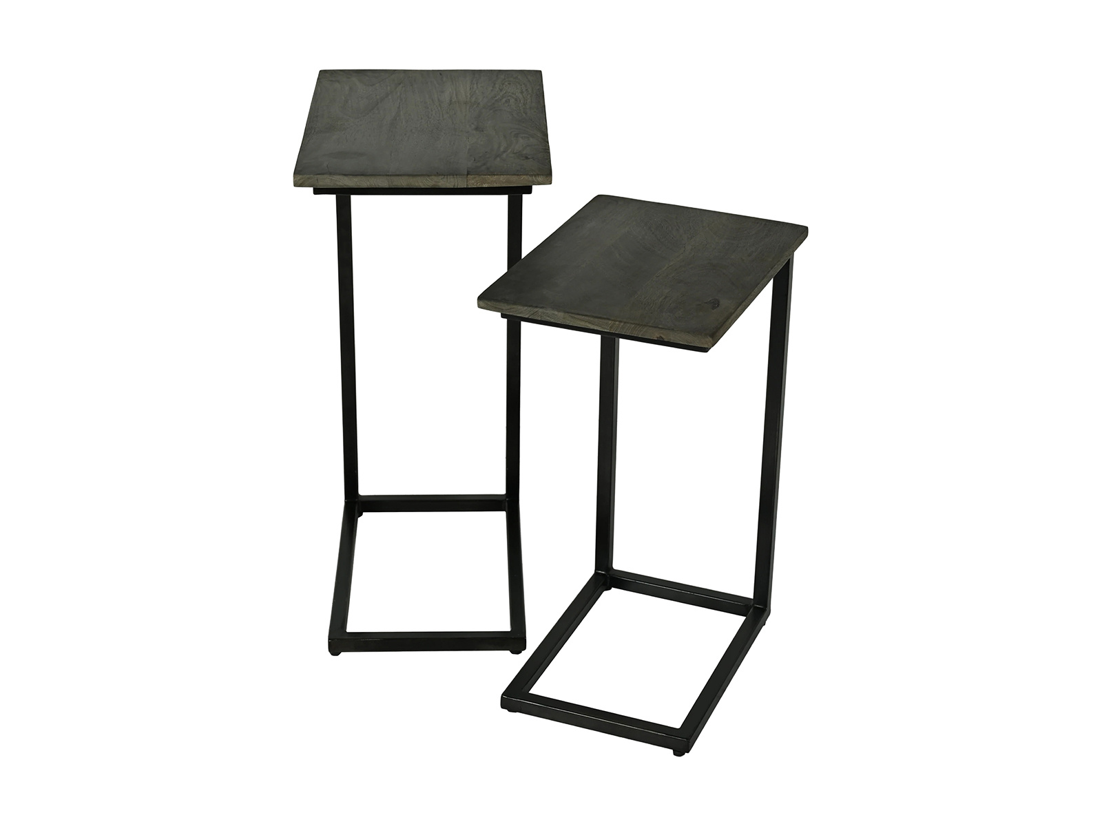 Rene Houtman Bijzettafel Set van 2 Old Brown – L42 x B31 x H61 cm & L40 x B28 x H56 cm