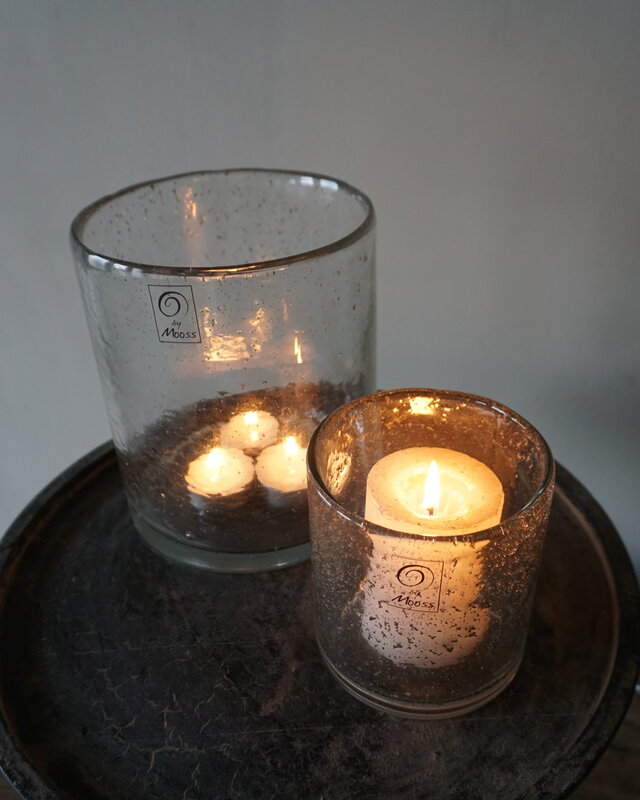 Rene Houtman Windlicht Stone – Ø10 x H11 cm