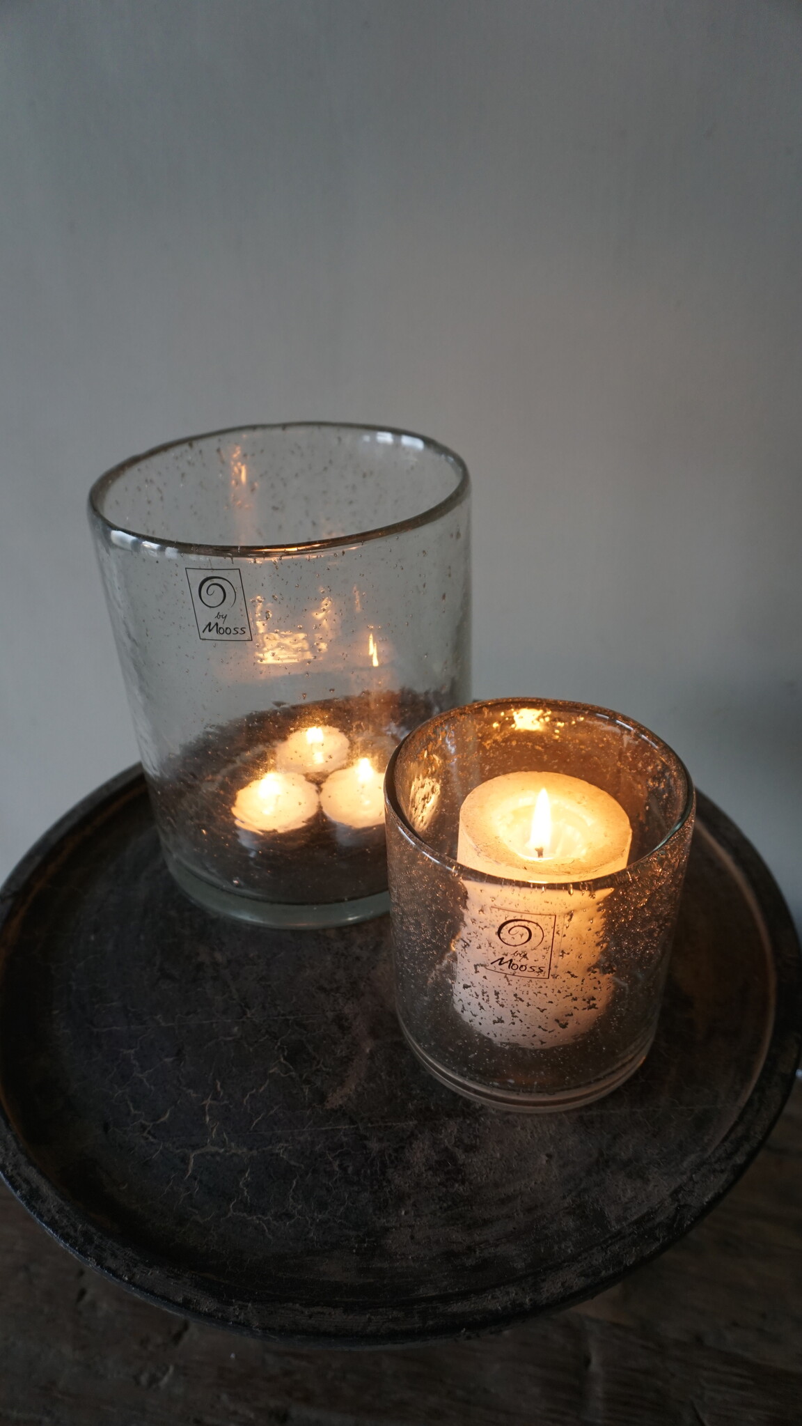 Rene Houtman Windlicht Stone – Ø10 x H11 cm