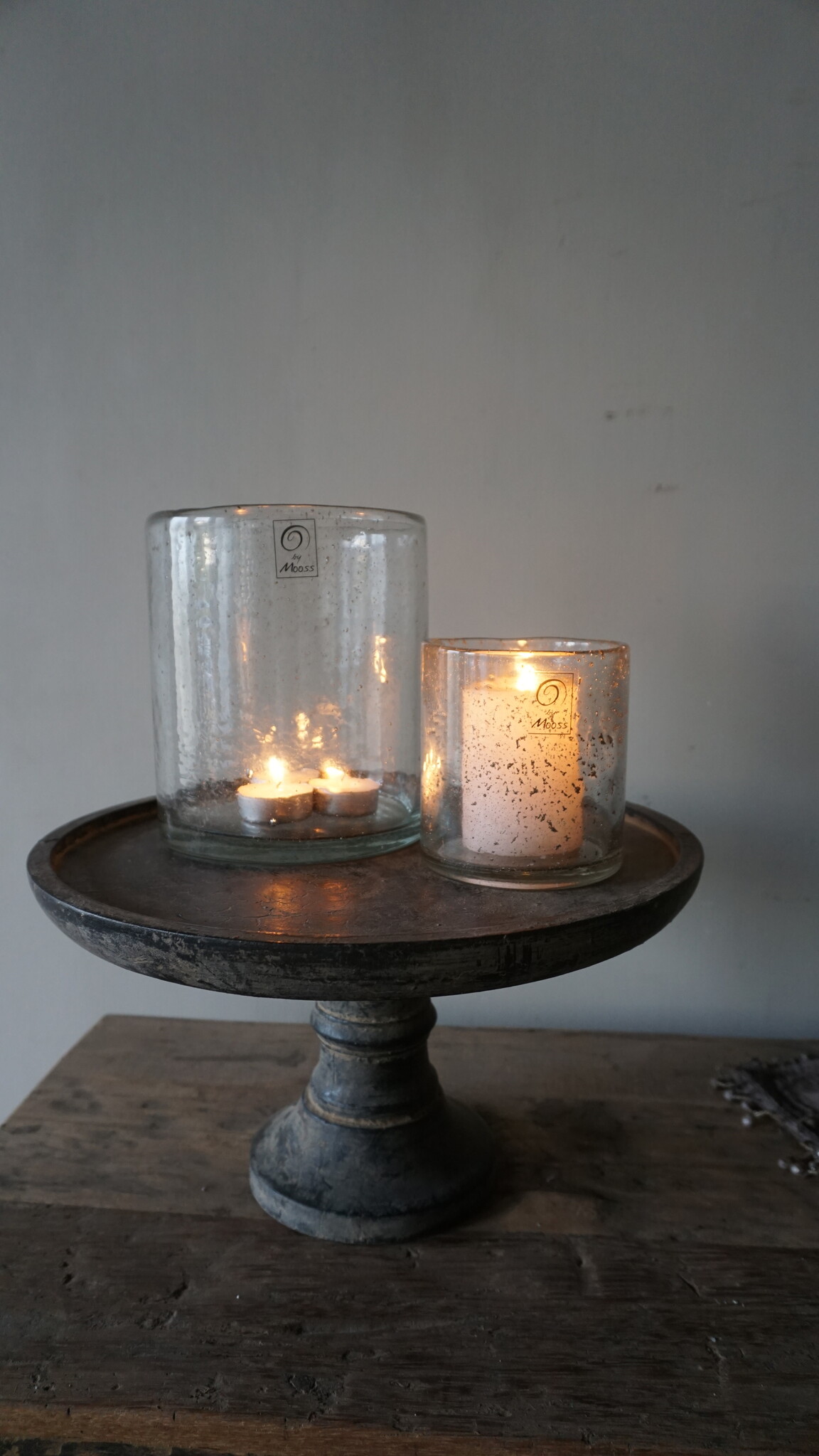 Rene Houtman Windlicht Stone – Ø10 x H11 cm