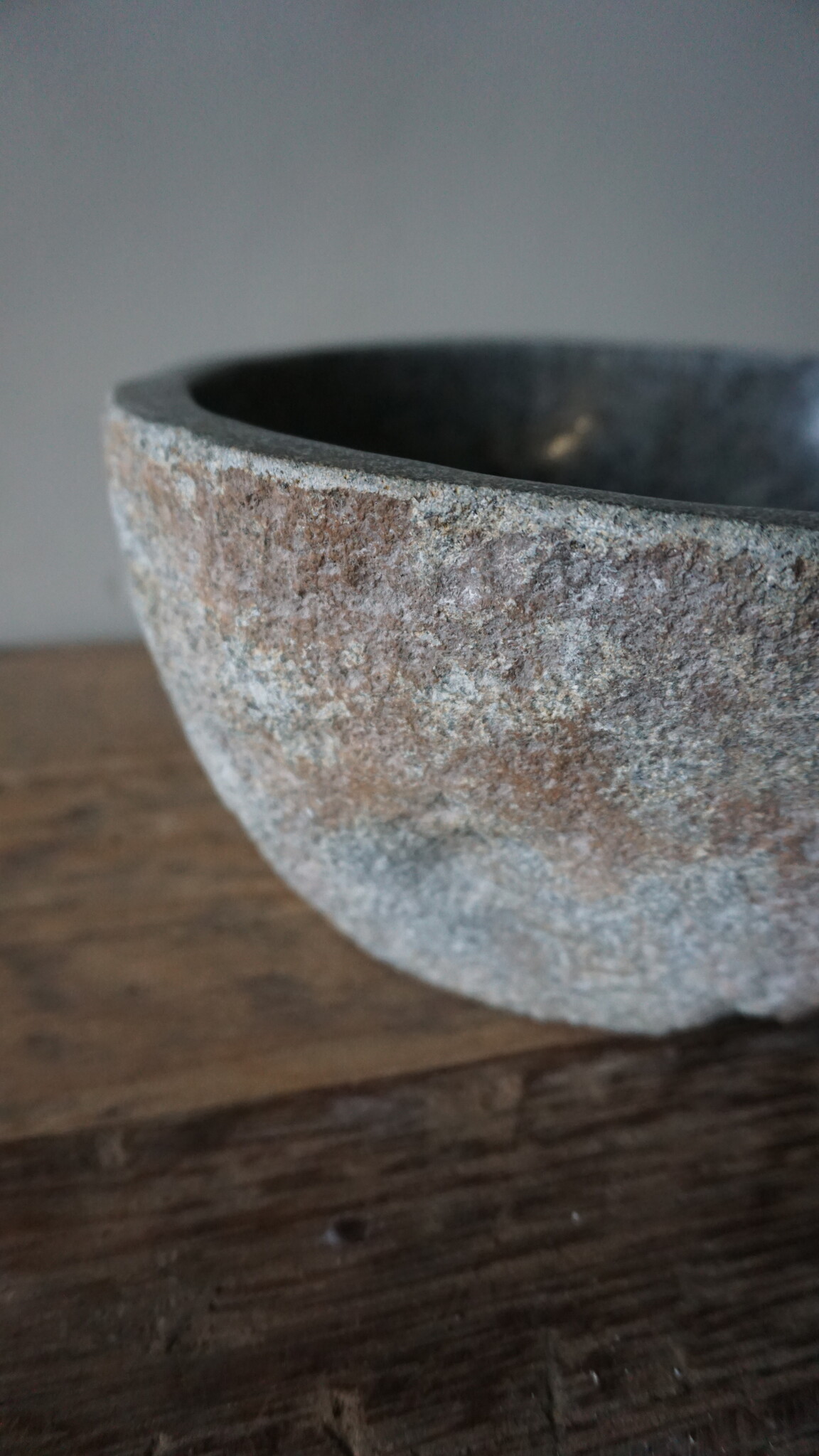 Rene Houtman Kleine Stenen Waskom Riviersteen B25 x D21 x H13 Cm