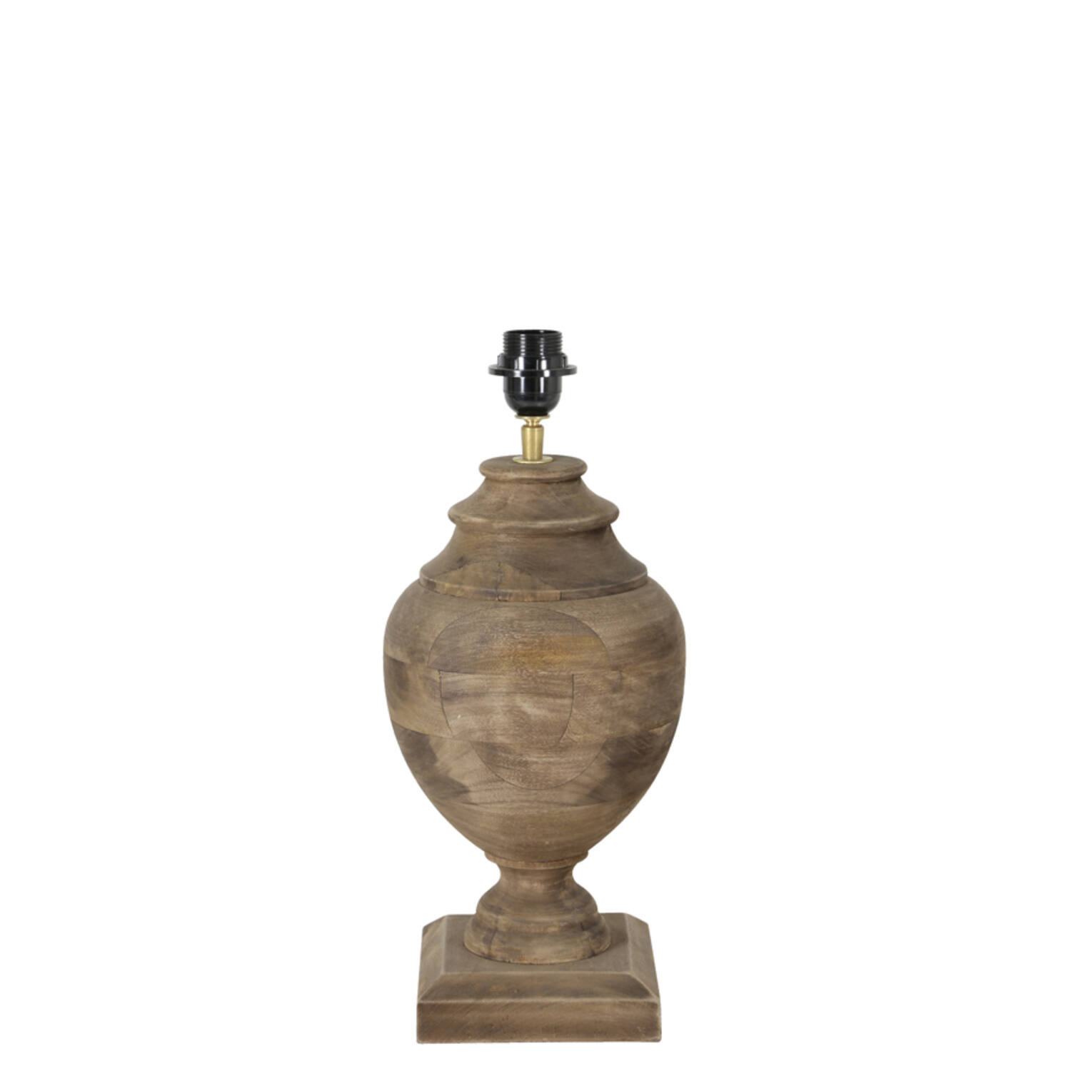 Light&Living Lampenvoet Milazzo | Hout Weather Barn | H45 x D20 cm