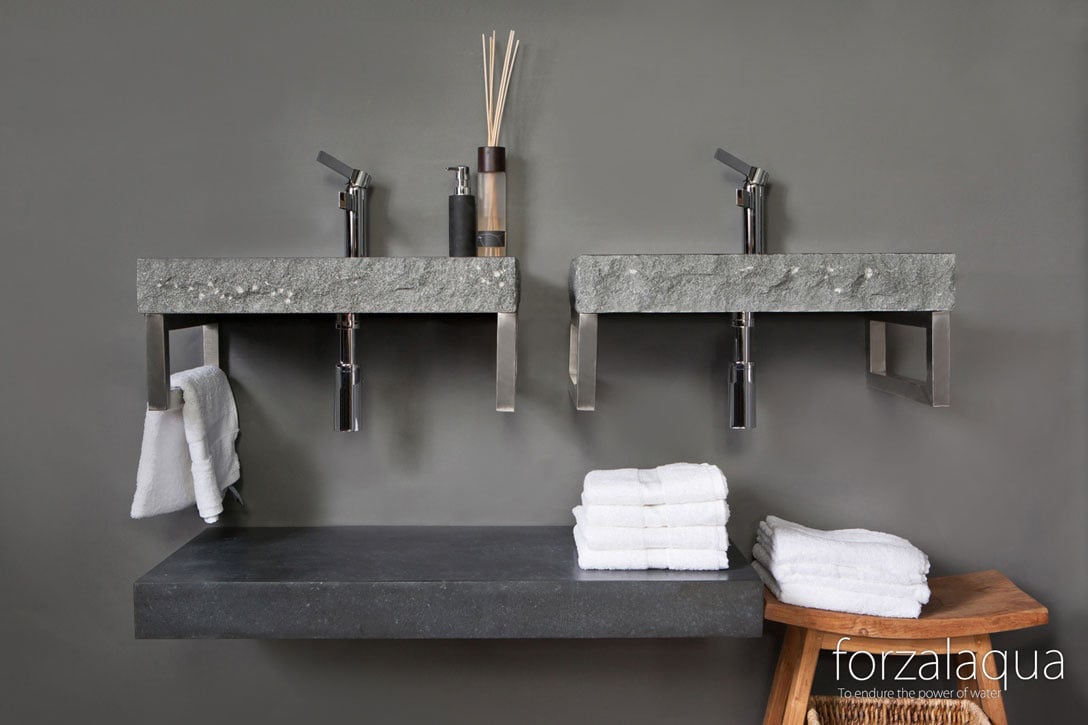 Forzalaqua Beugelset | Mat Geborsteld RVS | 2 Afmetingen
