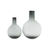Glazen Vaas Bottle Eleganza – Grey – Ø21 x H30 cm