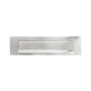 BRIEVENBUSKLEP PLE-EXT | MAT WIT BRONS (WBS)