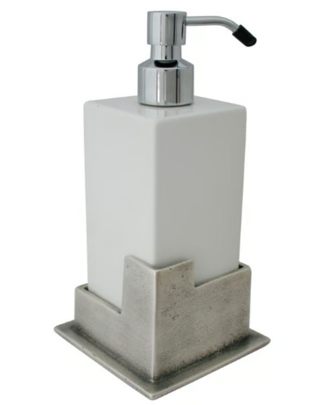 Dauby ZEEPPOMP AB132 | VERZILVERD WIT BRONS (BS)