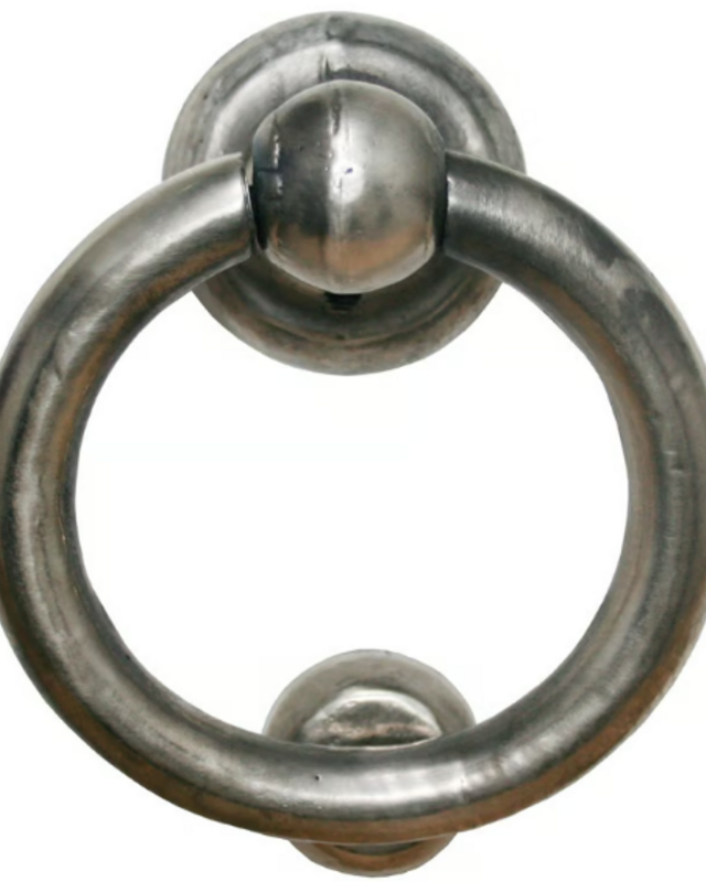 Dauby DEURKLOPPER BT1530 | VERZILVERD WIT BRONS (BS)