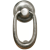 DEURKLOPPER BT1529 | VERZILVERD WIT BRONS (BS)