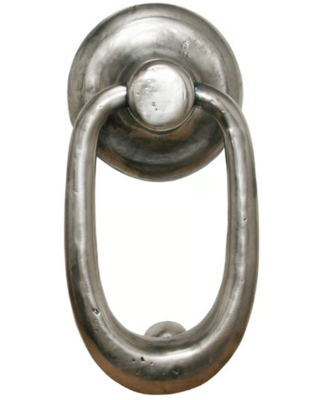 Dauby DEURKLOPPER BT1529 | VERZILVERD WIT BRONS (BS)
