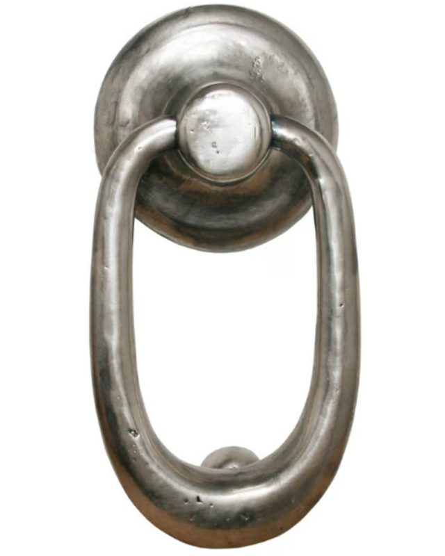 Dauby DEURKLOPPER BT1529 | VERZILVERD WIT BRONS (BS)