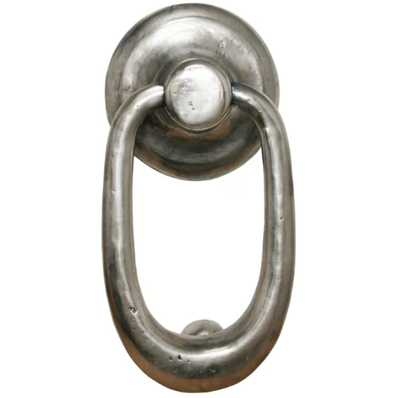 Dauby DEURKLOPPER BT1529 | VERZILVERD WIT BRONS (BS)