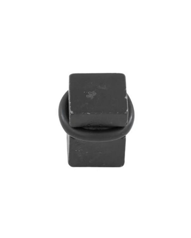 Dauby DEURSTOP | VEROUDERD IJZER - ZWART (VO) | 2,5x2,5x3,2 cm