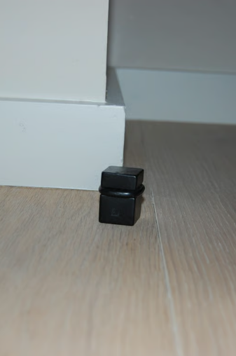 Dauby DEURSTOP | VEROUDERD IJZER - ZWART (VO) | 2,5x2,5x3,2 cm