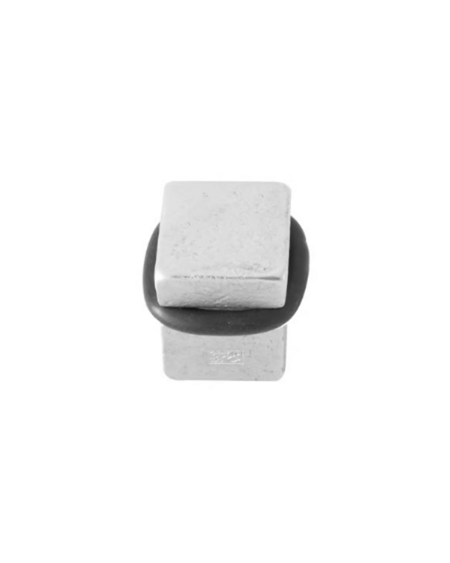 Dauby DEURSTOP | MAT WIT BRONS (WBS) | 2,5x2,5x3,2 cm