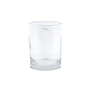 DutZ Glazen Vaas Cylinder – Clear – Ø22 x H30 cm