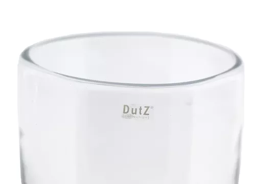 DutZ DutZ Glazen Vaas Cylinder – Clear – Ø22 x H30 cm