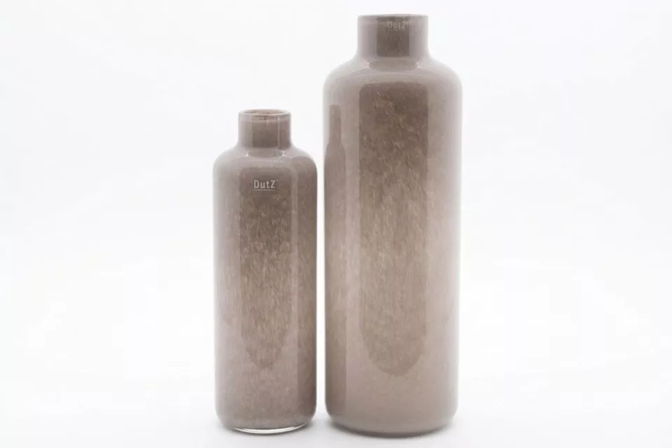 DutZ DutZ Glazen Vaas Longo – Mauve – Ø14 x H42 cm