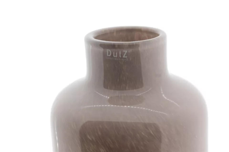 DutZ DutZ Glazen Vaas Longo – Mauve – Ø14 x H42 cm