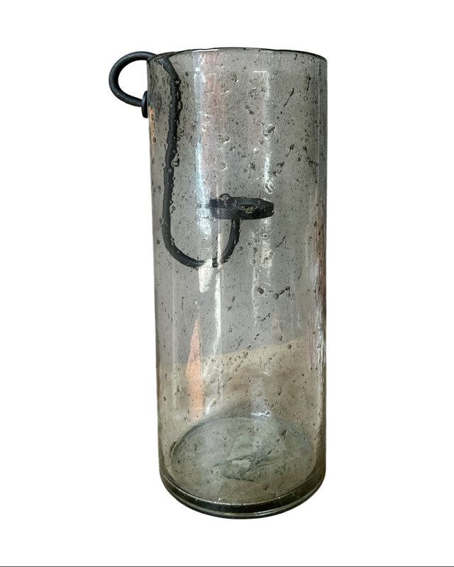 Rene Houtman Waxinelichthouder / Windlichthouder / Kaarshouder – Zwart – L15 x B6 x H20 cm