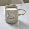 Mok – koffie/thee – Beige– Steengoed – Set van 6