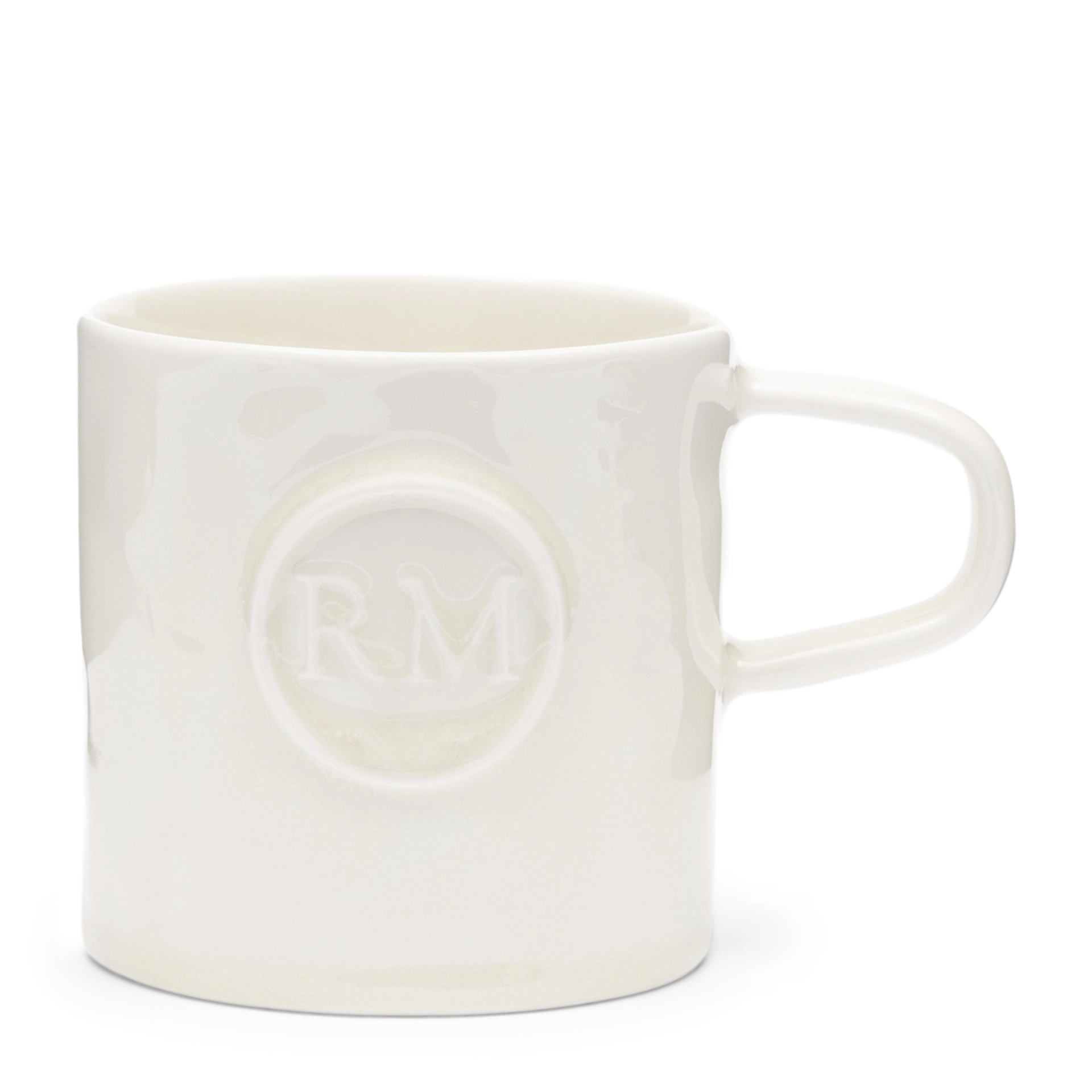 Rivièra Maison Mok – Witte – Koffie/Thee – Porselein – Set van 6