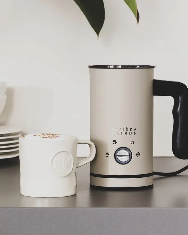 Rivièra Maison Mok – Witte – Koffie/Thee – Porselein – Set van 6