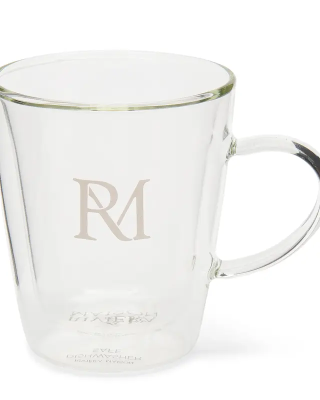 Rivièra Maison Koffie/Thee Glas Dubbelwandig M – Transparant – Set van 6