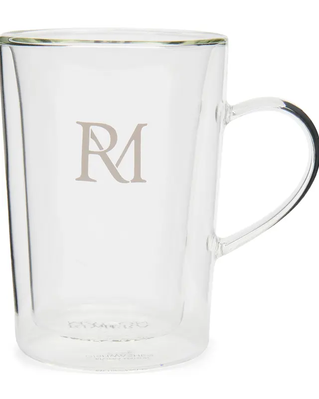 Rivièra Maison Koffie/Thee Glas Dubbelwandig L – Transparant – Set van 6