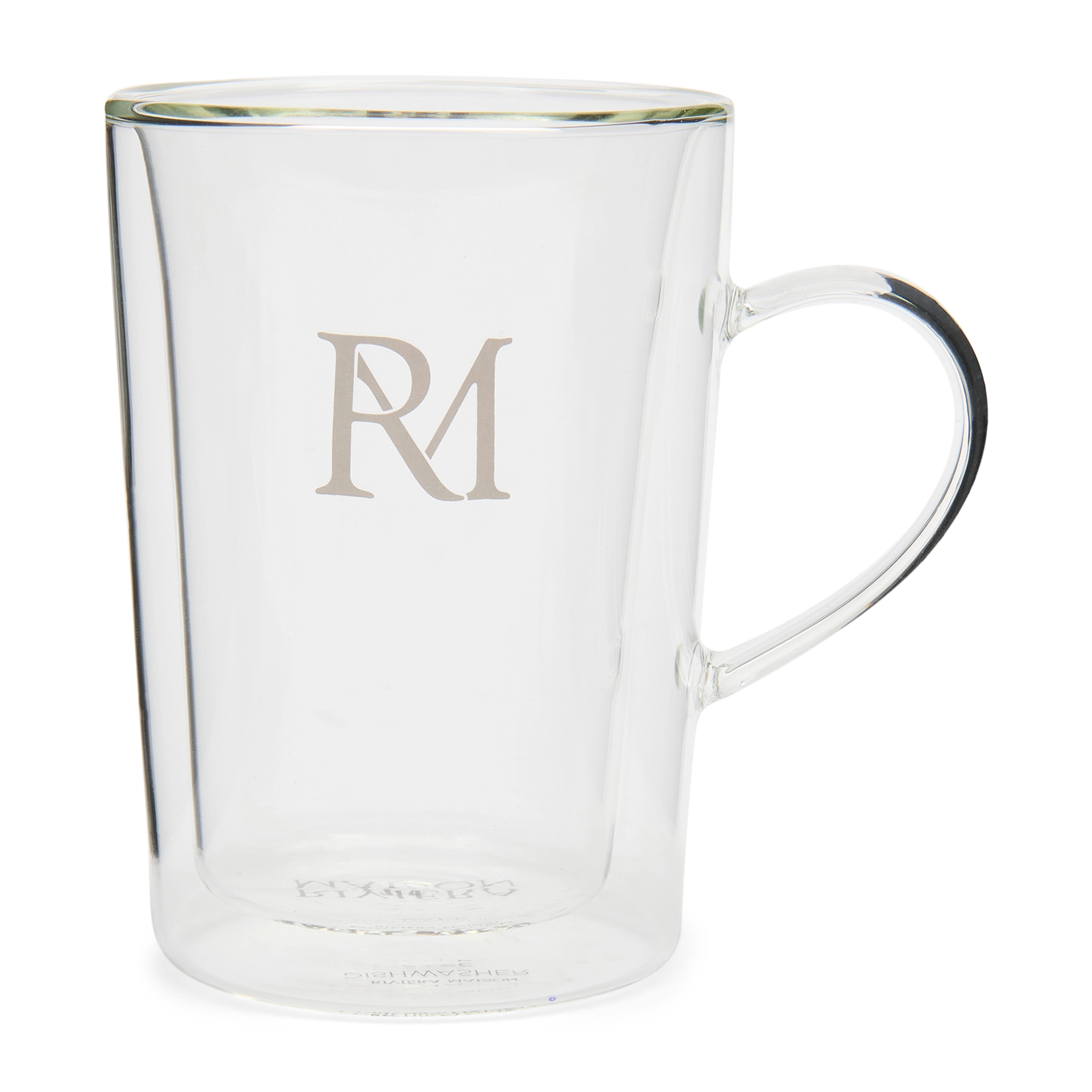 Rivièra Maison Koffie/Thee Glas Dubbelwandig L – Transparant – Set van 6