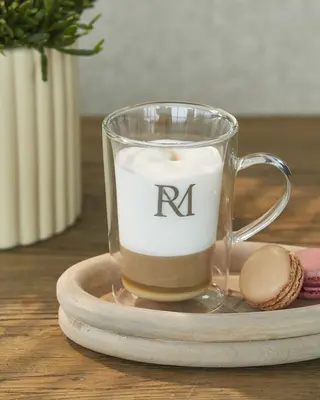 Rivièra Maison Koffie/Thee Glas Dubbelwandig L – Transparant – Set van 6