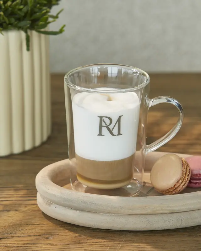Rivièra Maison Koffie/Thee Glas Dubbelwandig L – Transparant – Set van 6