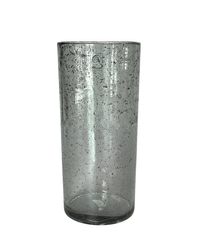 Rene Houtman Stone Glazen Windlicht / Vaas – Ø15 x H35 cm