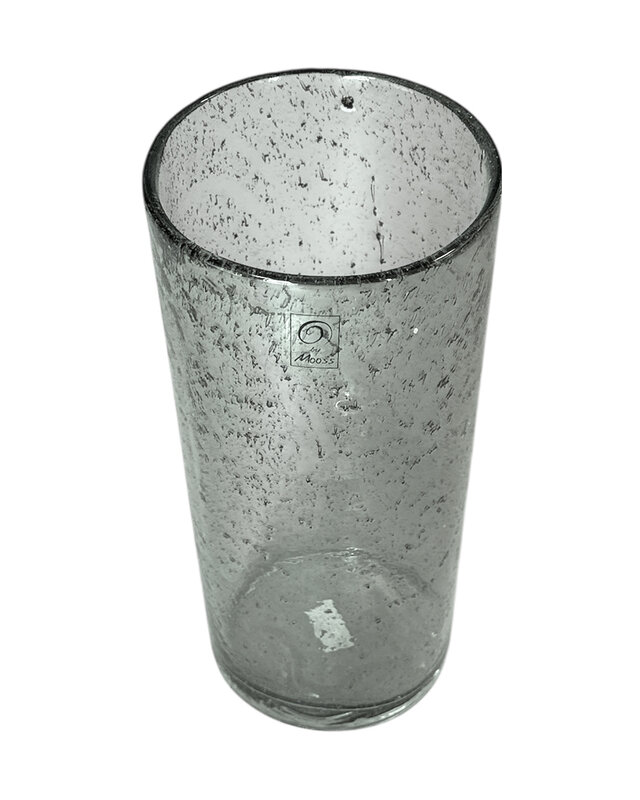 Rene Houtman Stone Glazen Windlicht / Vaas – Ø15 x H35 cm