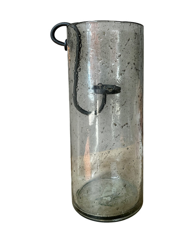 Rene Houtman Stone Glazen Windlicht / Vaas – Ø15 x H35 cm