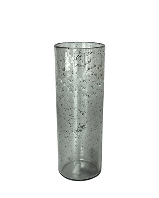 Rene Houtman Stone Glazen Windlicht / Vaas – Ø10 x H29 cm