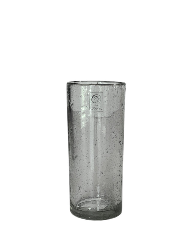 Rene Houtman Stone Glazen Windlicht / Vaas – Ø9 x H22 cm