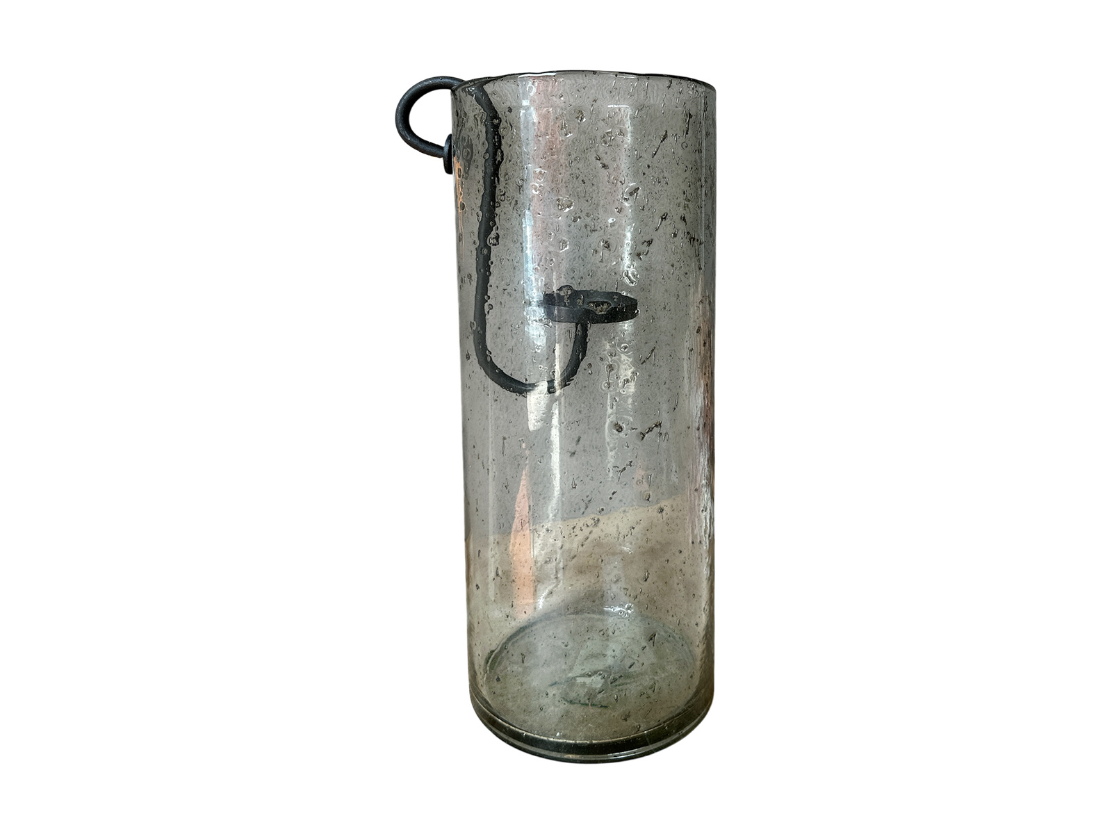 Rene Houtman Stone Glazen Windlicht / Vaas – Ø9 x H22 cm