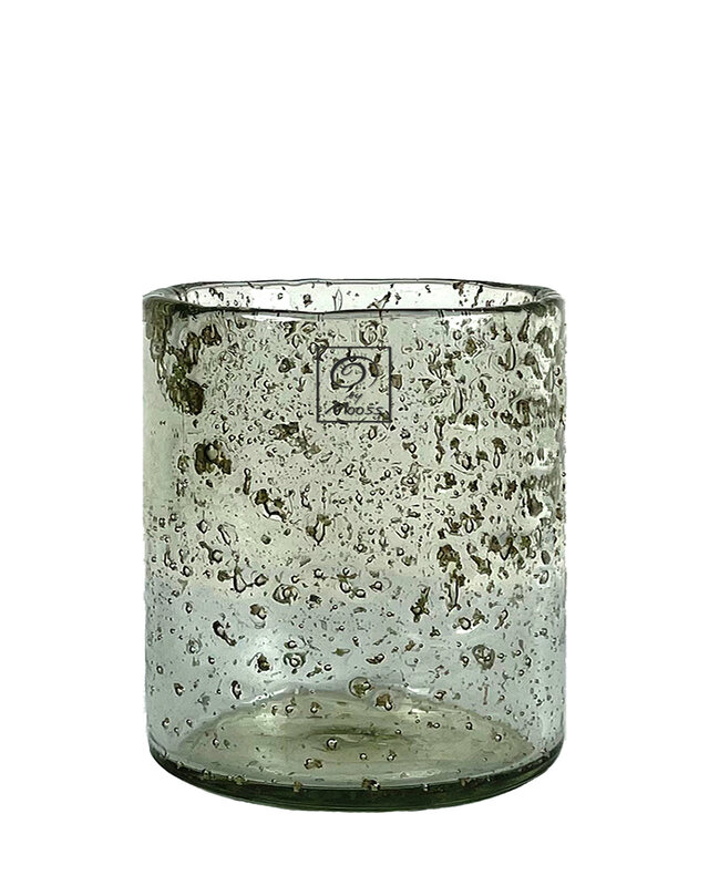 Rene Houtman Stone Glazen Windlicht – Ø10 x H11 cm